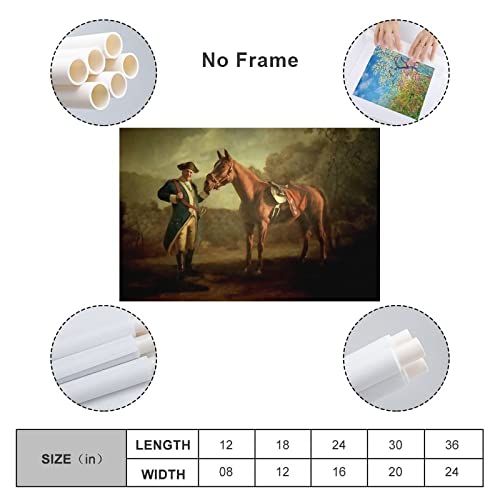 Fotuven Napoleon Tony Soprano And Pie-O-My Horse Painting Poster Canvas Art Poster And Wall Art Picture Print Modern Family Bedroom Decor Posters Unframe 12X18Inch(30X45Cm) #TOP1