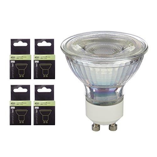 Generationled - Set di 4 faretti LED GU10, 60°, 5