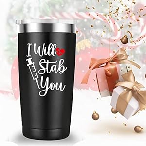 Mamihlap I Will Stab You Travel Mug Tumbler.Doctor,Nurse,Nurses Week GiftsThank You,Appreciation,Birthday,Christmas Gifts for Nurse,Doctor.Medical Nursing School Graduation Gifts.(20 oz Black) Mamihlap I Will Stab You Travel Mug TumblerDoctorNurseNurses Week GiftsThank YouAppreciationBirthdayChristmas Gifts for NurseDoctorMedical Nursing School Graduation Gifts20 oz Black