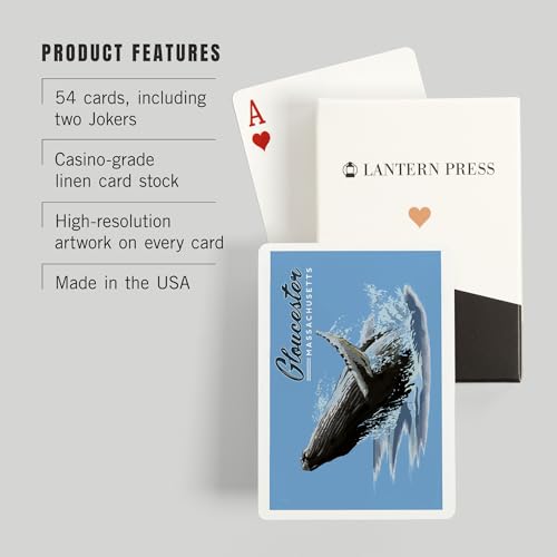 Lantern Press cartas para poker 52 cartas para adultos miniatura 3