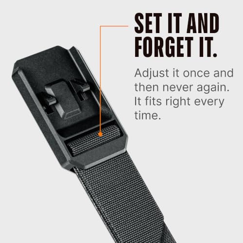 Image of Groove Life Groove Belt, Men's Adjustable Stretch Belt with Magnetic Buckle | Comfortable Stretch Belt for Men with Magnetic Buckle, Adjustable Fit & Durable for Work, Everyday Carry & Casual Wear