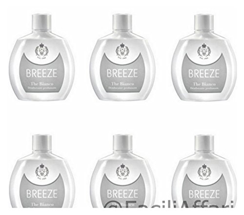 6 Deodoranti Breeze Squeeze THE BIANCO Deodorante Profumo per il corpo