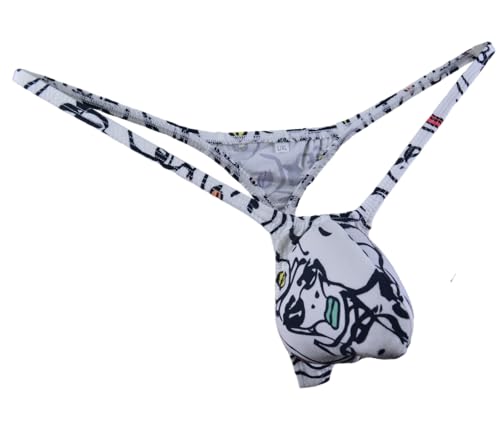 Mens Bulge Pouch G-String Cotton Thong Underwear WSS122