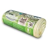 Uso cómodo y sencillo. Arquivet Rollo de 8 Bolsas para lecho higiénico de Gatos - Bolsas arenero para Gatos - Forro para bandejas higiénicas Gatos - Bolsas deshechos areneros Gatos - 50 x 38,5 cm
