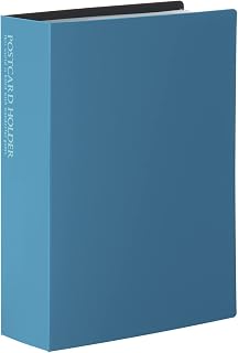 Sekisei KP-60PKP-60P-10 Album Pocket Postcard Holder, 120 Postcards Size, 101-150 Postcards, Blue
