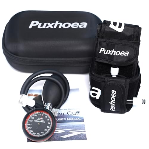 Puxhoea BFR Blood Flow Restriction Bands for Arms Legs Occlusion Training Build Muscle Without Weightlifting Accurate Pump to Precisely Apply Pressure for Men and Women Fitness Workouts (2 Arm Bands)