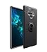 Produktbild Homikon Hülle TPU Silikon Hülle Mit Magnetischer 360 °Verdrehbare Ring Weiche Handyhülle Ultra dünne Legierung Schutzhülle Case Tasche Kompatibel mit Samsung Galaxy Note 9 - Schwarz