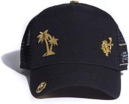 Red Monkey Black Trucker snapback hat 