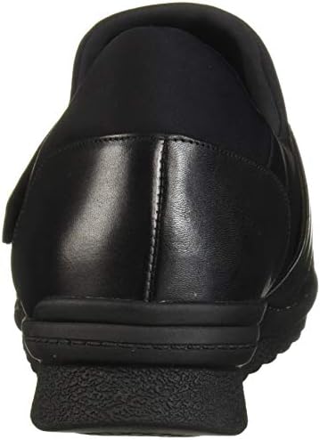 Aravon Women's Josie Instep Strap Platform, Black Suede, 7 W US | Image 2
