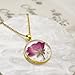 Rose Pressed Flower Necklace,Personalized Gold Handmade Necklace,June Birth Flower Necklace for Women,Unique Resin Flower Necklace,Valentine's Day Gift,Great Presnt For Birthday,Party, Christmas-18’’