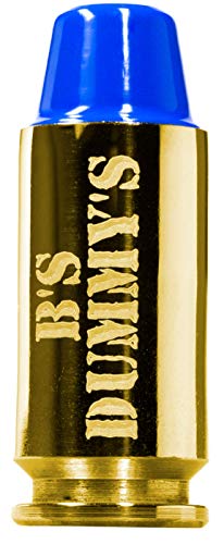 B's Dry Fire Snap Caps - A.K.A. B's Dummy's - Dummy .40 S&W Training Caps (5 Pack) (Blue Brass)