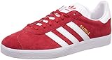 adidas Gazelle, Zapatillas Unisex adulto, Red Scarlet Footwear White Gold Metall, 42 EU