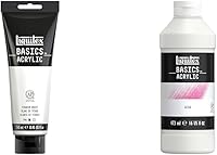 Vista 53 de Liquitex BASICS Pintura Acrílica, Tubo de 118ml (4 oz), Negro Marte