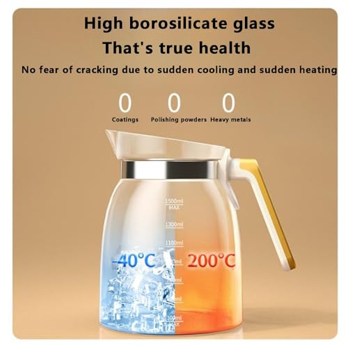 Tetera Eléctrica de Vidrio Borosilicato 1 Persona miniatura 3