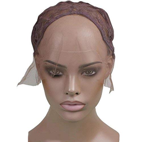 Rossy&Nancy French Best Kind of Lace Front Wig Weaving Medium Brown Cap with adjustable Strap for Making Wigs