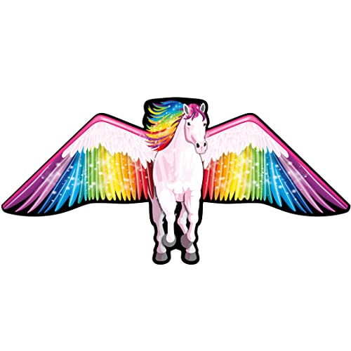 WindNSun Supersize 2-D Pegasus Ripstop Nylon Flying Horse Kite, 73 Inches Wide