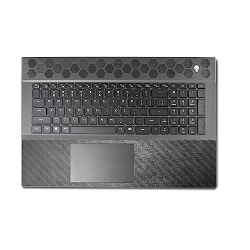 Image of MightySkins Carbon Fiber Skin Compatible with Alienware M18 R1 (2023) Full Wrap Kit - Scratched Up | Protective, Durable Textured Carbon Fiber Finish | Easy to Apply & Change Styles | Made in The USA