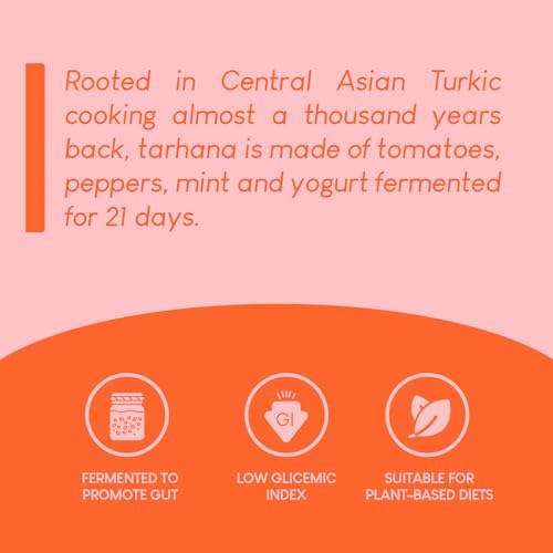 yelda natural Türkische Tarhana Suppe 500gr | Traditionelle Vegetarisch Suppe enthält Joghur | Natürliche Wintersuppe ohne Zusatzstoffe | Hausgemachte Tarhana-trockene Suppenmischung