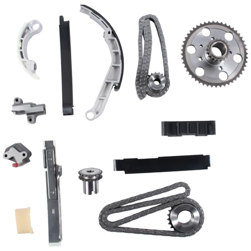 Merautop SJ 13028AD212 13028 EB300 13028AW410 13024AD200 Kit de remplacement de chaîne de distribution pour Pick Up D22, Pathfinder III R51, NP300 Navara Pickup D40, Murano II Z51,Cabstar F24M, F24W