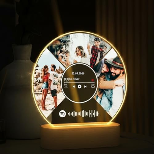 Custom Spotify Code Vinyl LED Light