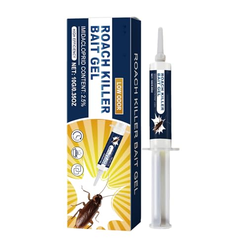 GNAUMORE Cebo Profesional Potente Anticucarachas Gel，Elimina Cucarachas Rápidamente，Gel Insecticida Anti Cucarachas Eficaz al Instante，Gel de Cebo de cucarachas