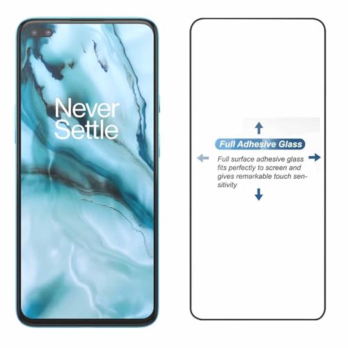 Image of POPIO Military-Grade Gorilla Tempered Glass For OnePlus Nord | 9H Hardness, Edge-to-Edge, Bubble-Free