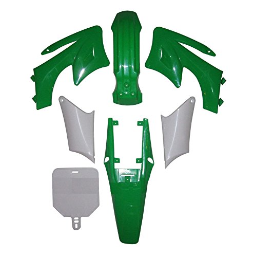 Pocketbike 2 Takt Mini Cross KDX Orion Verkleidungs SET - Grün