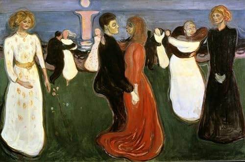 Impression d'art La danse de la vie d'Edvard Munch pour sublimer le décor de votre salon