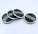 TSD 4Pcs Range Rover Supercharged Black 63mm Badge Wheel Hub Center Caps（alternatives Refit Wheel Hub Center Caps）