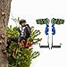 QUSKLISU Tree Pole Climbing Spike Set Portable Steel Pole Climbing Spurs Tree-Climbing Tools Forged Climber Gaffs Tool with Adjustable Leather Strap for Felling Trees, Picking Fruit, Hanging Objects