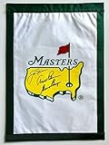 signed Masters flag Arnold Palmer jack nicklaus gary player big 3 2021 masters golf beckett loa