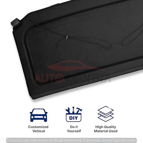 Image of Car Parcel Tray Diggi Luggage Tray in Perfect Fitting Compatible for Brezza 22