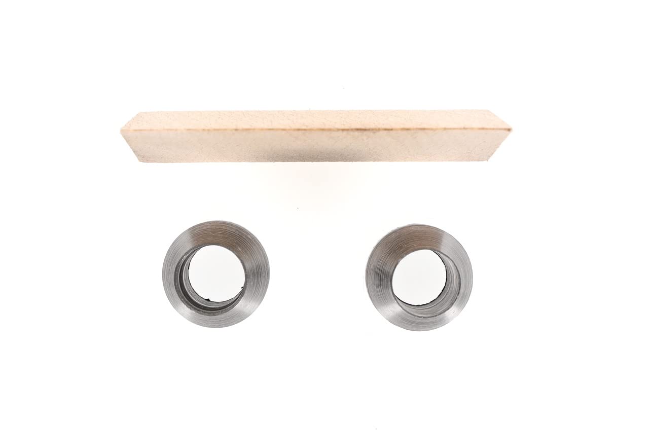 OCHSENKOPF Set per Fissaggio di 3 Pezzi, Cunei Tondi e Cuneo di Legno per Asce Pesanti, Utensile Forestale