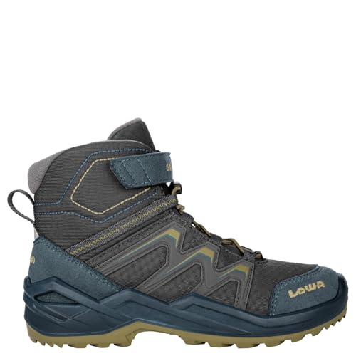 LOWA Maddox WARM GTX MID JR, bleu, 35 EU