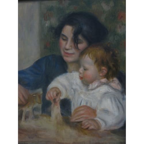 Impression giclée Renoir Gabrielle et Jean ARTICULOZY toile roulée grand format 76x101 cm