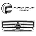 PartsFlow For 2003 2004 2005 Subaru Forester Front Bumper Grille Grill Assembly Black Insert w/Chrome Trim