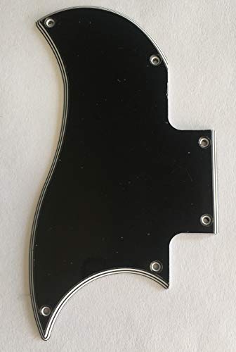 Pickguard pour guitare Gibson SG Special 2018 OD Mini Humbuckers (5 plis noir) - Les Beatles, Paul McCartney, John Lennon, RIngo Starr, George Harrison Pickguard pour guitare Gibson SG Special 2018 OD Mini Humbuckers (5 plis noir)