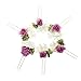 Produktbild Generic 6pcs Braut Blumen Haarnadeln Haarstock Haarspangen Kranz Brautschmuck - Lila