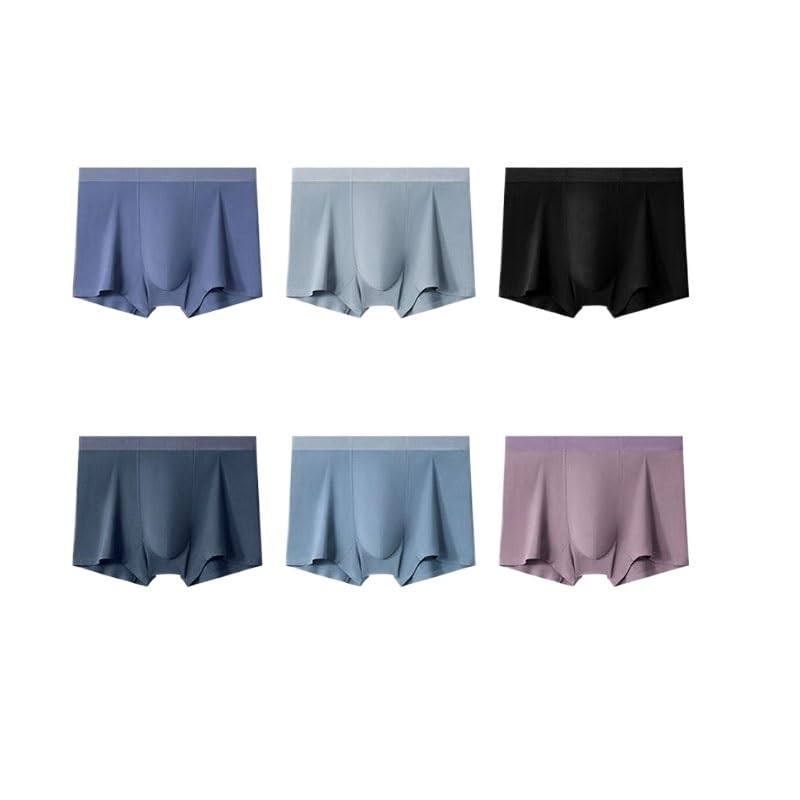 Modal Mens Underwear Sweat Absorbent Breathable Seamless Boxer Briefs
