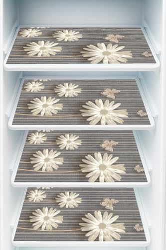 Image of THE LION'S SHARE Multipurpose Refrigerator Sheet | Drawer Mat | Water Proof PVC Material | Fridge Mats (Multi Colour -Pack of 03) -TLS-08