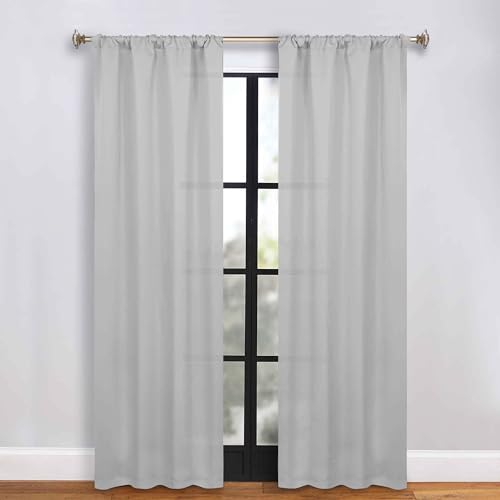 Rideaux occultants thermiques blanc Superior isolants pour obscurité totale de chambre - 2