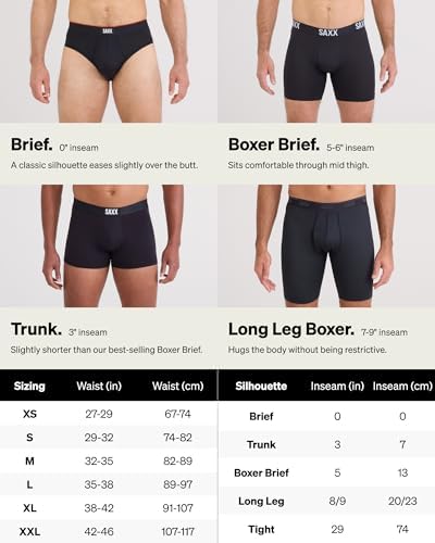 SAXX Underwear Co. Men's Core Cotton Boxer Brief Fly 5-Pack, Black/Dark Denim/Huckleberry/Spruce/Sea Foam, Medium - 5