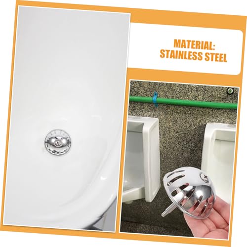 Urinarios comerciales accesorios de acero inoxidable con tapas de embudo antidesbordamiento 3