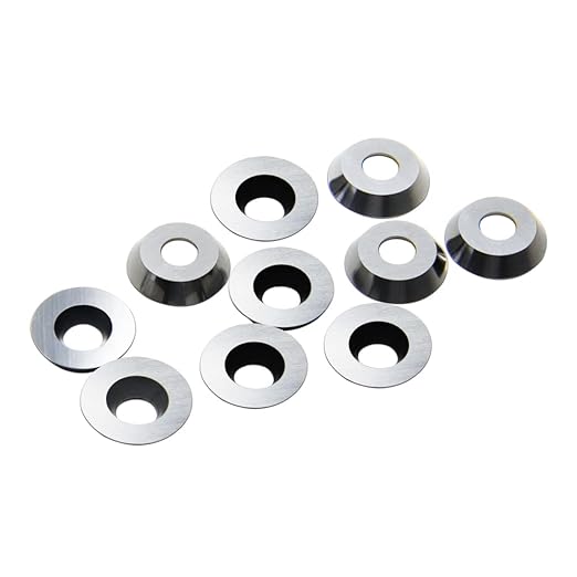 Fresas de Carburo Redondas 12mm para Torno de Madera, 10 piezas miniatura 6