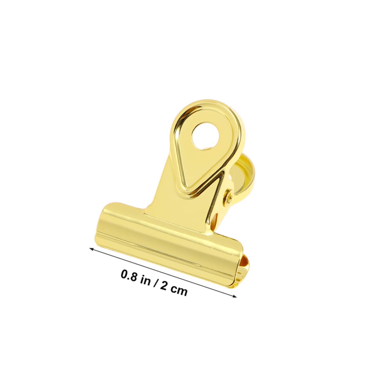 Operitacx 30pezzi Clip Metalliche Placcate Clip Per Carta Con Molla Resistente Per Ufficio Casa e Organizzazione Documenti