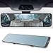 Produktbild RUBOE Auto Rückspiegel Blau Glas Universal-Weitwinkel-Panorama Anti-Blendung Innenspiegel Large Vision 280mm