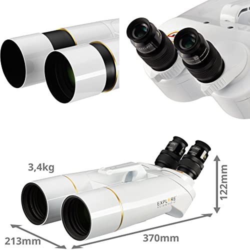 Binoculares potentes grandes 70mm diámetro objetivo miniatura 3