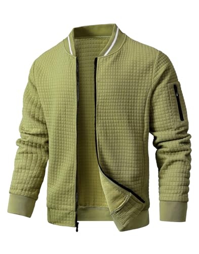 Wizoat Mens Casual Jacket Lightweight Jacket Varsity Coat