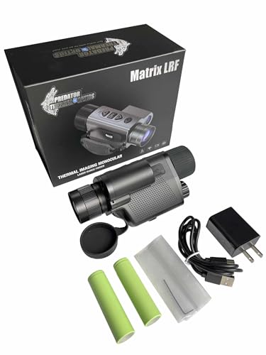 thermal monocular with multiple color palettes selectable