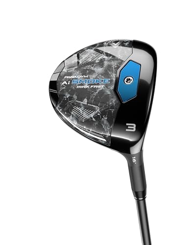 Callaway Golf Paradym AI Smoke Max Fast Fairway Wood (Right Hand, Graphite, Light (R2), 3 Wood)